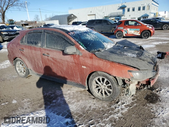 2009 Mitsubishi Lancer with VIN JA3AY68VX9U612338, listed as a Copart auction lot 83156914 with 249,338 mi miles and Salvage Title. Bid and sale history available at DreamBid. Image 4.