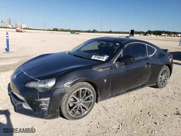 2017 Toyota 86 with VIN JF1ZNAA15H8702341, listed as a Copart auction lot 79756814 with 133,711 mi miles and Salvage Title. Bid and sale history available at carsss.com. Image 1.