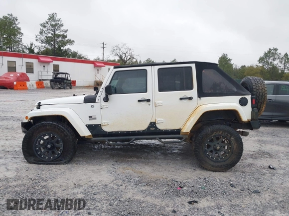 2014 Jeep Wrangler Unlimited Sahara with VIN 1C4BJWEG0EL151473, listed as a IAAI auction lot 41600726 with 119,057 mi miles. Bid and sale history available at carsss.com. Image 14.