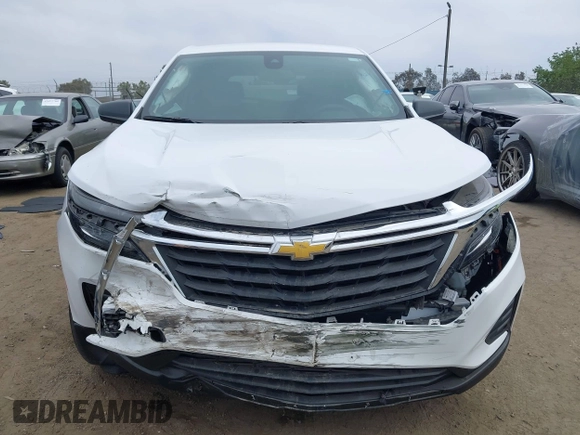 2023 Chevrolet Equinox LS with VIN 3GNAXHEG6PL202897, listed as a IAAI auction lot 42433147 with 14,973 mi miles and . Bid and sale history available at DreamBid. Image 12.