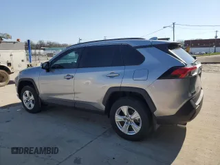 2021 Toyota RAV4 XLE with VIN 2T3W1RFV6MC152866, listed as a Copart auction lot 53529645 with 0 mi miles and Salvage Title. Bid and sale history available at carsss.com. Image 2.