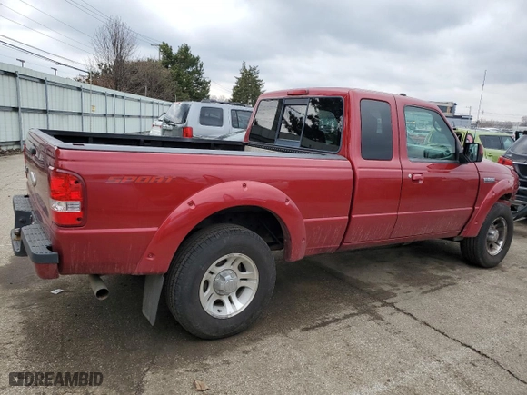 2008 Ford Ranger XLT with VIN 1FTYR44U18PA96768, listed as a Copart auction lot 47050465 with 124,219 mi miles and Salvage Title. Bid and sale history available at carsss.com. Image 3.
