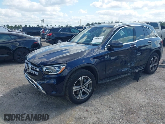 2020 Mercedes-Benz GLC 300 with VIN W1N0G8DB6LF798343, listed as a IAAI auction lot 42068166 with 56,857 mi miles and . Bid and sale history available at DreamBid. Image 2.