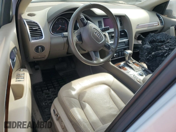 2013 Audi Q7 3.0L TDI Prestige with VIN WA1VMBFE9DD013699, listed as a Copart auction lot 69283894 with 0 mi miles and Salvage Title. Bid and sale history available at carsss.com. Image 8.