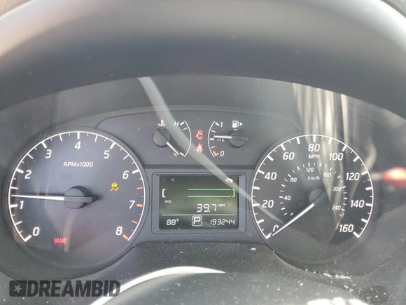 2015 Nissan Sentra SV with VIN 3N1AB7APXFY292227, listed as a Copart auction lot 52735955 with 193,244 mi miles and Salvage Title. Bid and sale history available at carsss.com. Image 9.
