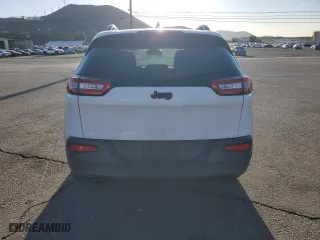 2017 Jeep Cherokee Sport with VIN 1C4PJLAB8HW577364, listed as a Copart auction lot 46354215 with 205,816 mi miles and Salvage Title. Bid and sale history available at carsss.com. Image 6.