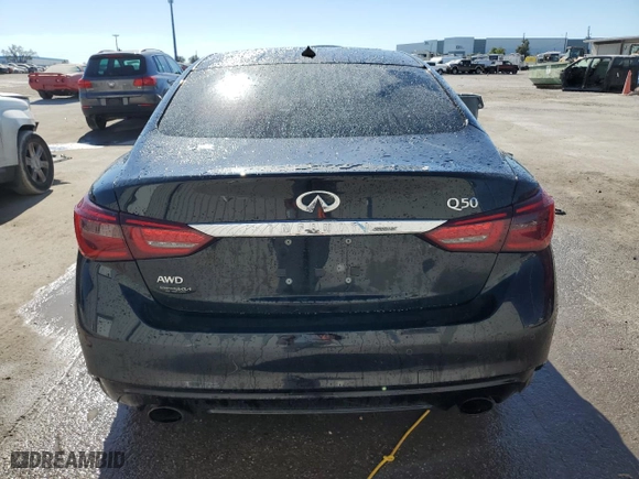 2018 Infiniti Q50 3.0t SPORT with VIN JN1EV7AR7JM430795, listed as a Copart auction lot 82676564 with NaN miles and Clean Title. Bid and sale history available at carsss.com. Image 6.