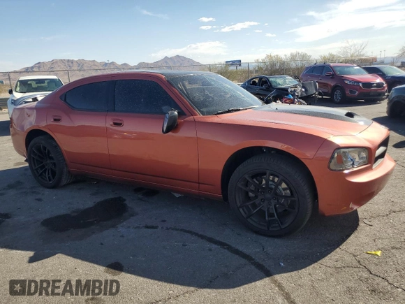 2006 Dodge Charger R/T with VIN 2B3KA53HX6H410069, listed as a Copart auction lot 50585135 with 191,048 mi miles and Salvage Title. Bid and sale history available at carsss.com. Image 4.