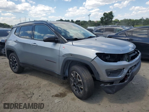 2021 Jeep Compass Trailhawk z VIN 3C4NJDDB1MT529228, wystawiony jako Copart lot #60490744 z przebiegiem 64 949 mil mil oraz Szkoda całkowita • Salvage title. Historia ofert i sprzedaży dostępna na DreamBid. Obrazek 4.