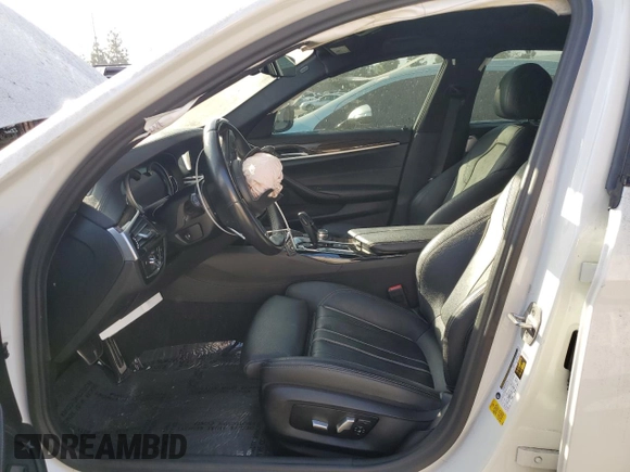 2017 BMW 5 Series 530i with VIN WBAJA5C30HG456195, listed as a Copart auction lot 86887954 with Not provided miles and Salvage title. Bid and sale history available at DreamBid. Image 7.
