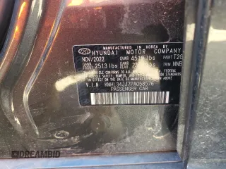 2023 Hyundai Sonata Hybrid SEL with VIN KMHL34JJ7PA058576, listed as a Copart auction lot 68246423 with 6,574 mi miles. Bid and sale history available at carsss.com. Image 12.