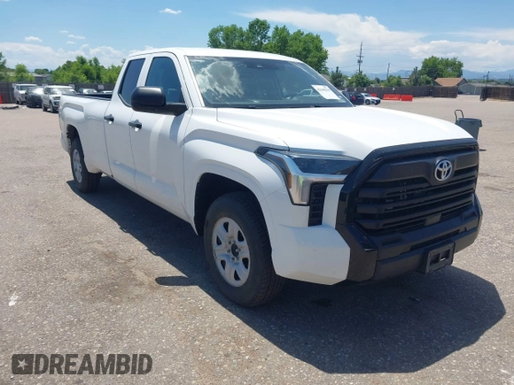 2022 Toyota Tundra with VIN 5TFKB5CDXNX001458, listed as a IAAI auction lot 42640278 with 51,718 mi miles and . Bid and sale history available at DreamBid. Image 1.