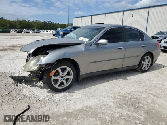 2004 Infiniti G35 w/Leather with VIN JNKCV51F94M717606, listed as a Copart auction lot 74712714 with 197,420 mi miles and Salvage Title. Bid and sale history available at DreamBid. Image 1.