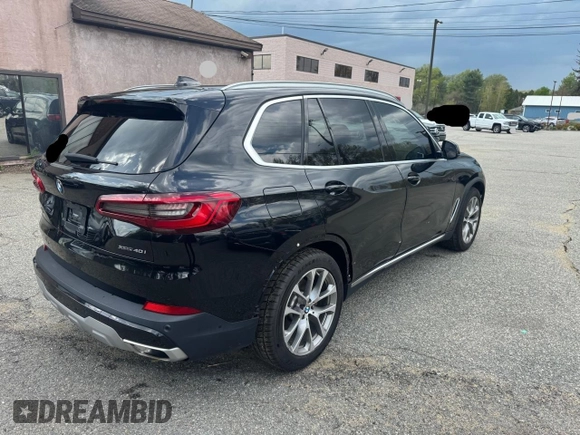 2019 BMW X5 xDrive40i with VIN 5UXCR6C59KLL21466, listed as a Copart auction lot 55880995 with 141,794 mi miles and Clean Title. Bid and sale history available at carsss.com. Image 4.