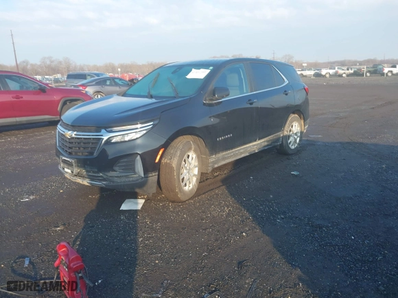 2022 Chevrolet Equinox LT with VIN 3GNAXUEV8NL221293, listed as a IAAI auction lot 41431585 with 1 mi miles. Bid and sale history available at carsss.com. Image 17.