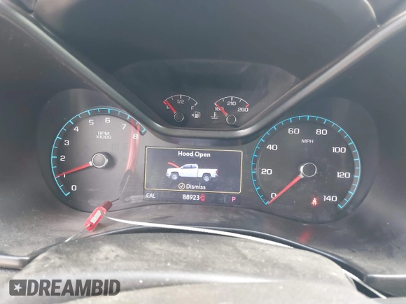 2019 Chevrolet Colorado 2WD Z71 with VIN 1GCGSDEN8K1359579, listed as a IAAI auction lot 41709264 with 88,923 mi miles. Bid and sale history available at carsss.com. Image 7.