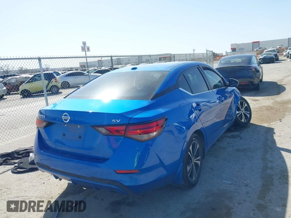 2021 Nissan Sentra SV with VIN 3N1AB8CV9MY318282, listed as a IAAI auction lot 41846923 with 47,380 mi miles and . Bid and sale history available at DreamBid. Image 4.