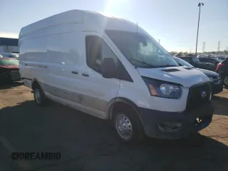 2024 Ford Transit Cargo with VIN 1FTBW3U8XRKA50365, listed as a Copart auction lot 69806664 with 7,292 mi miles and Salvage Title. Bid and sale history available at DreamBid. Image 4.