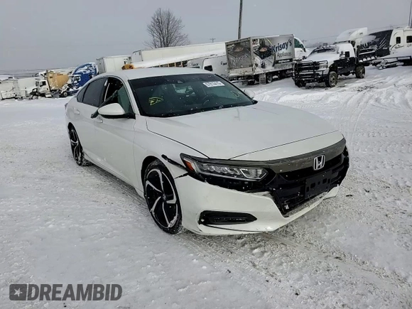 2019 Honda Accord Sport with VIN 1HGCV1F33KA112831, listed as a Copart auction lot 87912415 with 39,675 mi miles and Salvage Title. Bid and sale history available at DreamBid. Image 14.