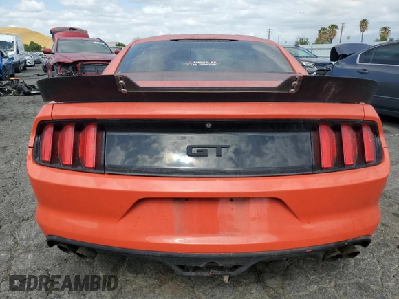 2016 Ford Mustang GT with VIN 1FA6P8CF2G5230985, listed as a Copart auction lot 54540285 with 0 mi miles and Clean Title. Bid and sale history available at carsss.com. Image 6.