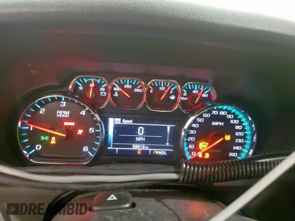 2020 Chevrolet Tahoe Commercial with VIN 1GNLCDEC4LR257930, listed as a Copart auction lot 57886125 with 58,612 mi miles and Salvage title. Bid and sale history available at DreamBid. Image 9.