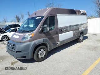 2016 Ram ProMaster Cargo with VIN 3C6URVJG8GE136692, listed as a Copart auction lot 49818985 with 129,084 mi miles and Clean Title. Bid and sale history available at carsss.com. Image 1.