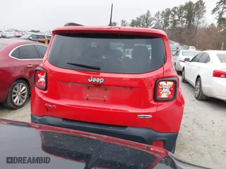 2016 Jeep Renegade Latitude with VIN ZACCJBBT0GPD91071, listed as a IAAI auction lot 41620076 with 94,972 mi miles. Bid and sale history available at carsss.com. Image 16.