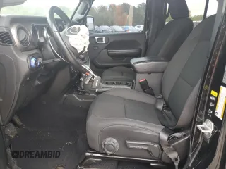 2020 Jeep Wrangler Unlimited Sport Altitude with VIN 1C4HJXDGXLW241744, listed as a Copart auction lot 79903604 with 44,461 mi miles and Salvage title. Bid and sale history available at DreamBid. Image 7.