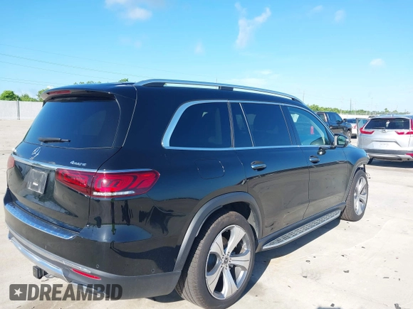 2020 Mercedes-Benz GLS 450 with VIN 4JGFF5KE7LA217344, listed as a IAAI auction lot 42593473 with 58,470 mi miles and . Bid and sale history available at DreamBid. Image 4.