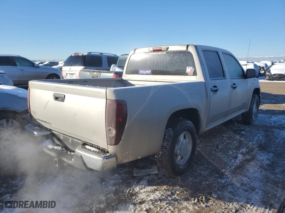 2004 Chevrolet Colorado 1SB LS Z85 with VIN 1GCCS136248223693, listed as a Copart auction lot 87635595 with 129,224 mi miles and Salvage Title. Bid and sale history available at carsss.com. Image 3.