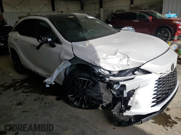 2025 Lexus RX 350h with VIN 2T2BBMCA2SC076015, listed as a Copart auction lot 50081885 with 119 mi miles and Non repairable. Bid and sale history available at DreamBid. Image 4.