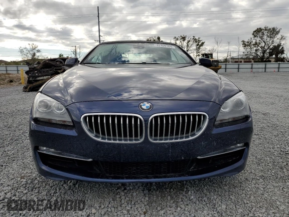2012 BMW 6 Series 650i z VIN WBALZ3C50CDL70497, wystawiony jako Copart lot #82409164 z przebiegiem 17 982 mil mil oraz Szkoda całkowita • Salvage title. Historia ofert i sprzedaży dostępna na DreamBid. Obrazek 5.