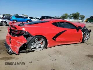 2023 Chevrolet Corvette 2LT with VIN 1G1YB2D44P5116636, listed as a Copart auction lot 74525944 with 2,027 mi miles and Salvage title. Bid and sale history available at DreamBid. Image 3.