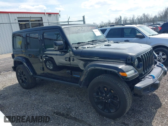 2021 Jeep Wrangler Unlimited Sahara with VIN 1C4JJXP63MW767719, listed as a IAAI auction lot 41906155 with 44,689 mi miles and . Bid and sale history available at DreamBid. Image 13.