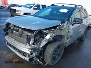 2021 Toyota RAV4 Hybrid XSE with VIN 4T3E6RFV1MU057532, listed as a IAAI auction lot 41713474 with 22,164 mi miles. Bid and sale history available at carsss.com. Image 6.