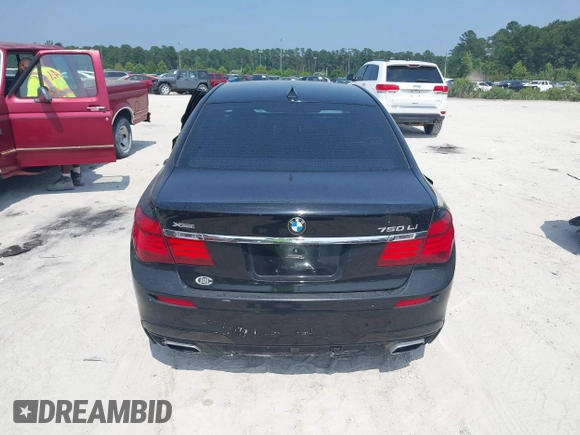2013 BMW 7 Series 750Li xDrive with VIN WBAYF8C53DDE59223, listed as a IAAI auction lot 42602724 with 145,058 mi miles and . Bid and sale history available at DreamBid. Image 16.