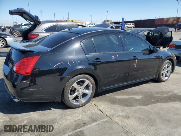 2008 Nissan Maxima 3.5 SE with VIN 1N4BA41E18C819378, listed as a Copart auction lot 50099855 with 79,751 mi miles and Salvage Title. Bid and sale history available at carsss.com. Image 3.