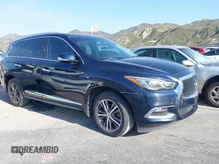 2016 Infiniti QX60 with VIN 5N1AL0MNXGC520860, listed as a IAAI auction lot 41955662 with 165,716 mi miles. Bid and sale history available at carsss.com. Image 1.