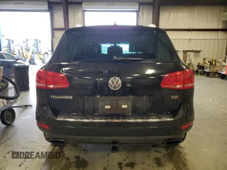 2011 Volkswagen Touareg Exec with VIN WVGFK9BP8BD003948, listed as a Copart auction lot 48285065 with 152,497 mi miles and Salvage Title. Bid and sale history available at DreamBid. Image 6.