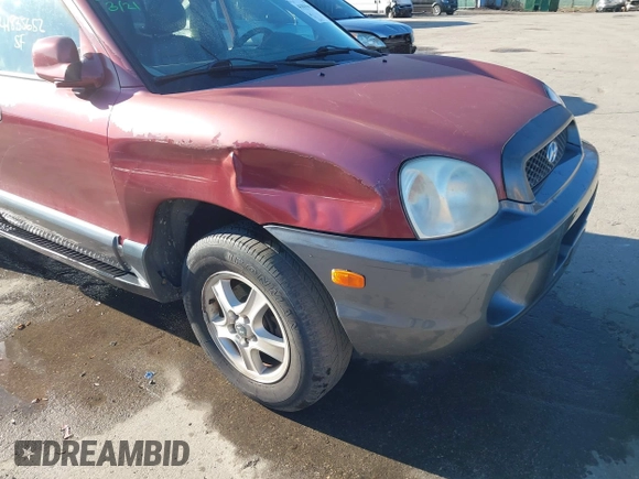2004 Hyundai Santa Fe GLS with VIN KM8SC13EX4U798868, listed as a IAAI auction lot 41835652 with 222,350 mi miles. Bid and sale history available at carsss.com. Image 17.