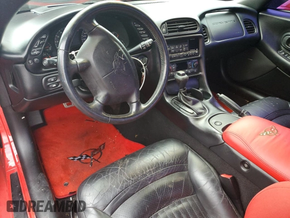 2004 Chevrolet Corvette with VIN 1G1YY22G645108321, listed as a Copart auction lot 73888424 with 0 mi miles and Salvage Title. Bid and sale history available at carsss.com. Image 8.