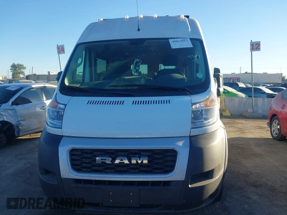 2021 Ram ProMaster Cargo with VIN 3C6LRVBG8ME539769, listed as a IAAI auction lot 40813813 with 39,935 mi miles. Bid and sale history available at carsss.com. Image 6.