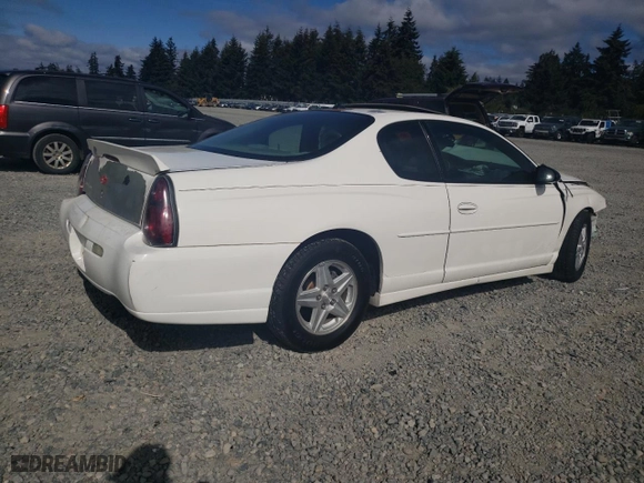 2004 Chevrolet Monte Carlo SS with VIN 2G1WX12K849310220, listed as a Copart auction lot 72740464 with 211,458 mi miles and Salvage Title. Bid and sale history available at carsss.com. Image 3.