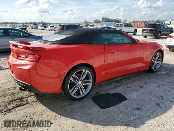 2017 Chevrolet Camaro 1LT with VIN 1G1FB3DS5H0174975, listed as a Copart auction lot 45291085 with 69,461 mi miles and Salvage Title. Bid and sale history available at carsss.com. Image 3.