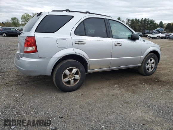 2006 Kia Sorento LX with VIN KNDJD733265522597, listed as a Copart auction lot 53667805 with 97,823 mi miles and Salvage Title. Bid and sale history available at DreamBid. Image 3.