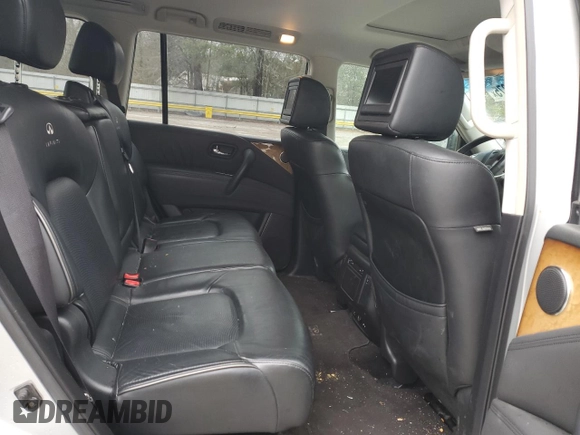 2012 Infiniti QX56 8-passenger with VIN JN8AZ2ND4C9716129, listed as a Copart auction lot 45750875 with 216,312 mi miles and Salvage Title. Bid and sale history available at carsss.com. Image 11.