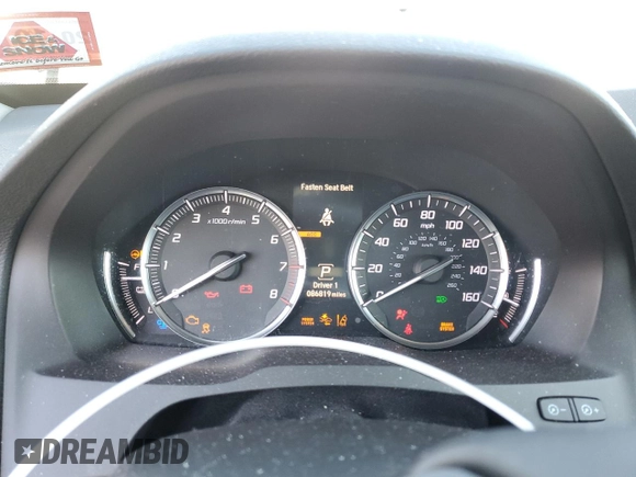 2019 Acura MDX Sport Hybrid w/Technology Pkg with VIN 5J8YD7H50KL000227, listed as a Copart auction lot 50517235 with 86,819 mi miles and Salvage Title. Bid and sale history available at carsss.com. Image 9.