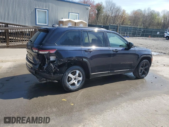 2023 Jeep Grand Cherokee Limited with VIN 1C4RJHBG4PC673234, listed as a Copart auction lot 54026265 with 34,043 mi miles and Salvage title. Bid and sale history available at DreamBid. Image 3.