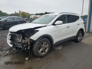 2017 Hyundai Santa Fe 2.4L z VIN 5NMZUDLB1HH005400, wystawiony jako Copart lot #61296005 z przebiegiem 193 611 mil mil oraz Szkoda całkowita • Salvage title. Historia ofert i sprzedaży dostępna na DreamBid. Obrazek 1.