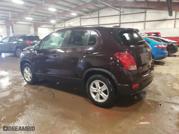 2020 Chevrolet Trax LS with VIN KL7CJKSB5LB342957, listed as a Copart auction lot 85335484 with 41,020 mi miles and Non Repairable. Bid and sale history available at carsss.com. Image 2.